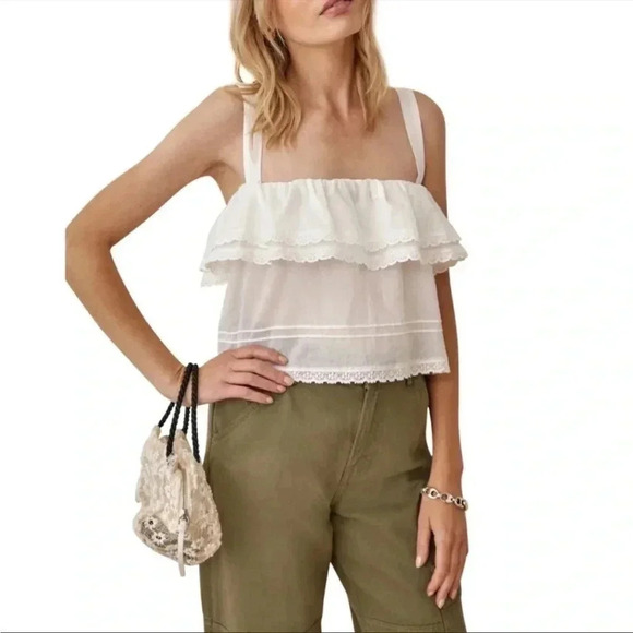 Reformation Tarragon Organic Cotton Tank - Picture 5 of 8